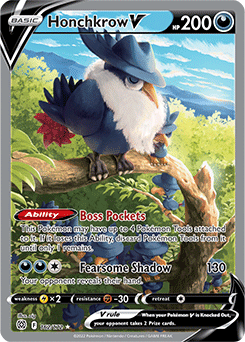 Honchkrow V - 162/172 - Alternate Art Ultra Rare