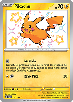 Pikachu - 131/091 - Shiny Rare