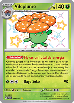 Vileplume - 094/091 - Shiny Rare