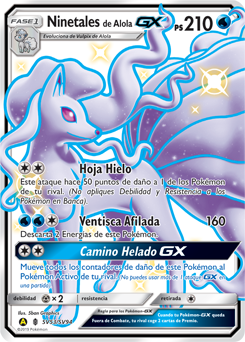 Ninetales de Alola (Alolan Ninetales) GX - SV53/SV94 - Shiny Ultra Rare