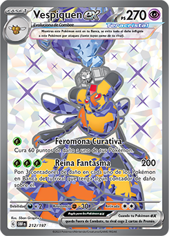 Vespiquen ex - 212/197 - Full Art Secret Rare