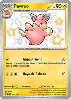 Pawmo - 143/091 - Shiny Rare