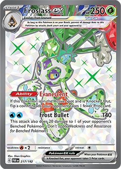 Froslass ex - 217/182 - Full Art Secret Rare