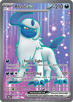 Absol ex - 214/197 - Full Art Secret Rare