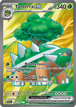 Torterra ex - 185/162 - Full Art Secret Rare