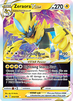 Zeraora VSTAR (VASTRO) - 055/159 - Ultra Rare