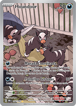 Houndour - 204/197 - Illustration Rare