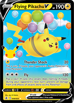 Flying Pikachu (Pikachu Vuelo) V - 006/025 - Ultra Rare