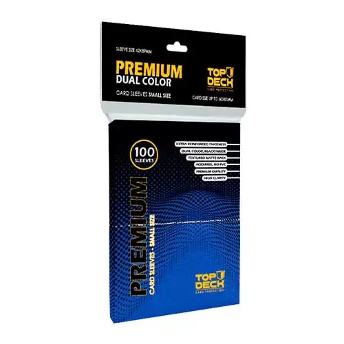 Protectores Top Deck Standard 100 Premium Azul  