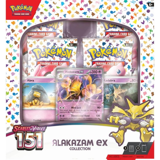 Pokemon TCG Scarlet & Violet - 151 Alakazam ex Collection