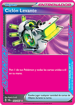 Ciclón Levante (Scoop Up Cyclone) - 162/167 -  Ace Rare