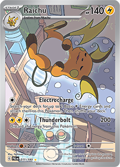 Raichu - 211/193 - Illustration Rare