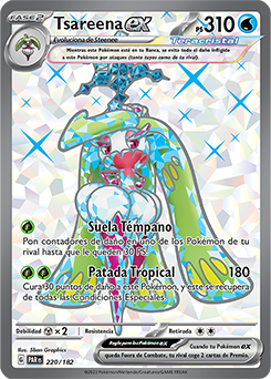 Tsareena ex - 220/182 - Full Art Secret Rare