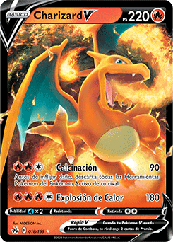 Charizard V - 018/159 - Ultra Rare