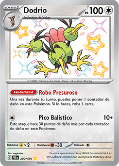 Dodrio - 200/091 - Shiny Rare