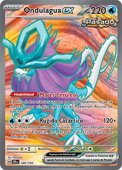 Ondulagua (Walking Wake) ex - 189/162 - Full Art Secret Rare