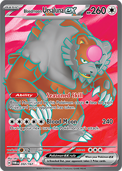 Bloodmoon Ursaluna ex - 202/167 - Full Art Secret Rare