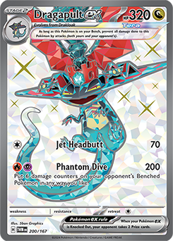 Dragapult ex - 200/167 - Full Art Secret Rare